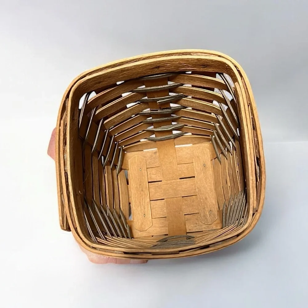 🌻VINTAGE Small Longaberger Wooden Woven Basket